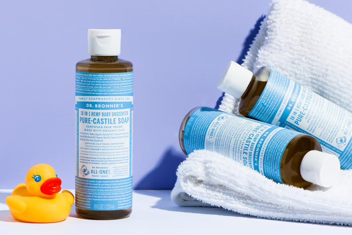 Dr Bronner's Baby Unscented Mild Soap For Dogs